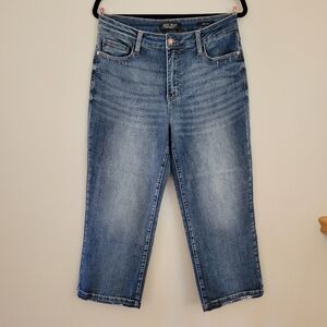 Judy Blue Wide Leg Pants Size 11 Denim Western Fall